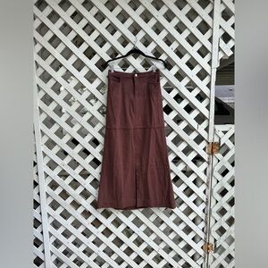 COPY - Free People Suede Maxi Skirt